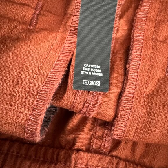 Vuori Vintage Ripstop Shorts Womens XS Cinnamon Organic Cotton Blend SS-1978 - Picture 9 of 10